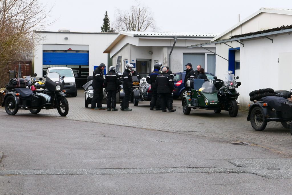 Abfahrt Richtung Fähre